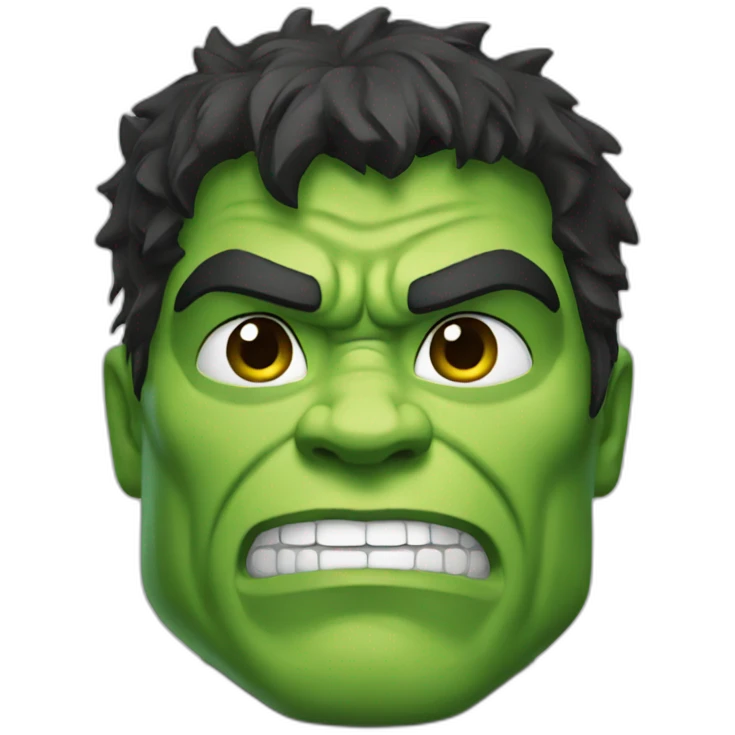Hulk green emoji