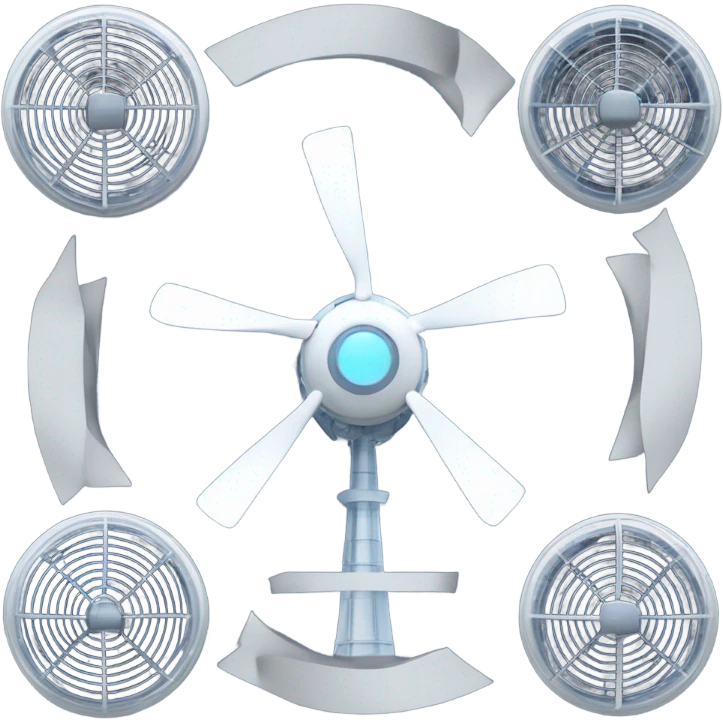 Toroidal wind turbine generator model isometric geometry UFO propulsion machine air dynamic flow emoji