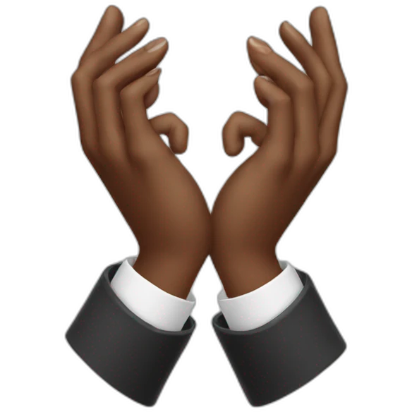 Coeur avec les mains emoji