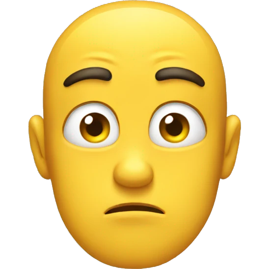 disappointed yellow emoji emoji