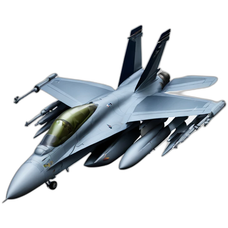 Avion chasse F-18 emoji