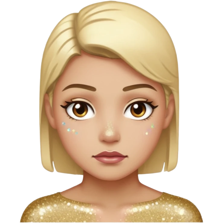 Glitter killer emoji