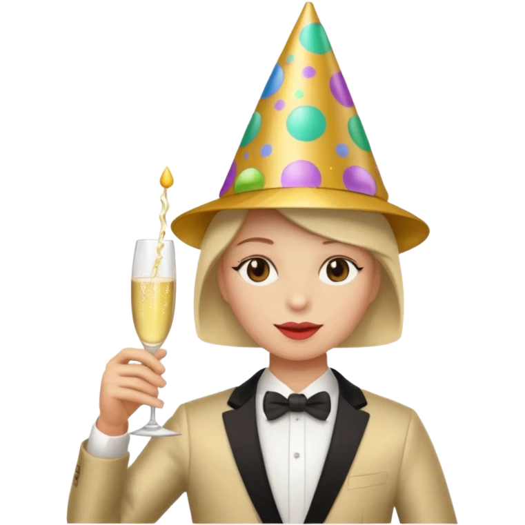 The holiday season party emoji