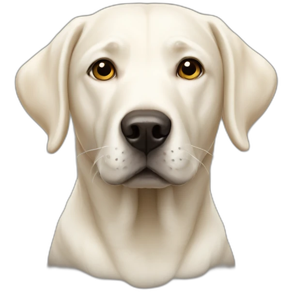 White Labrador emoji