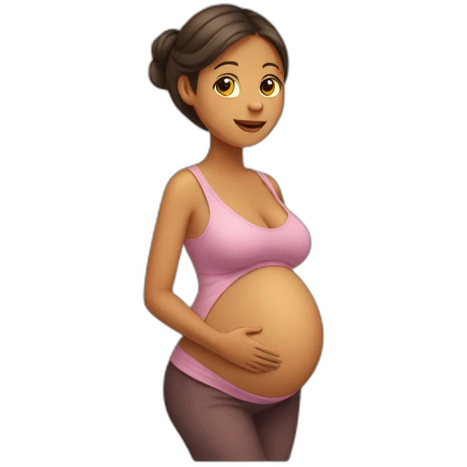 Pregnant woman emoji