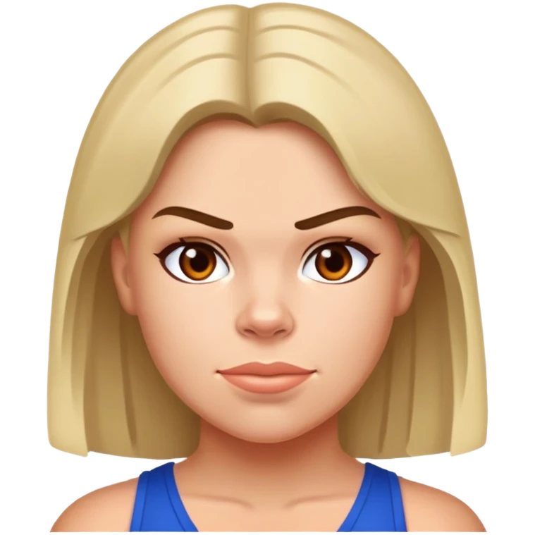 Kurt angle as a girl emoji