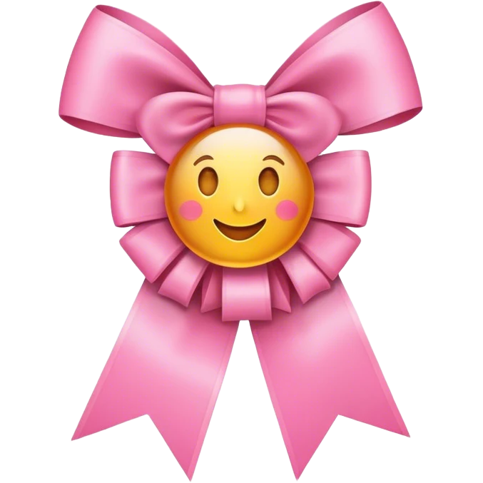 College degree with a pink bow emoji