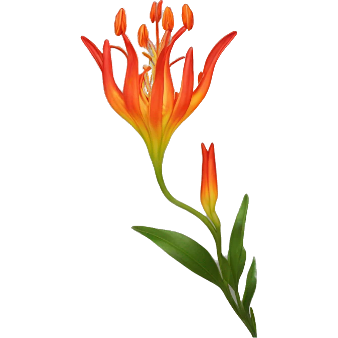 Flame lily emoji