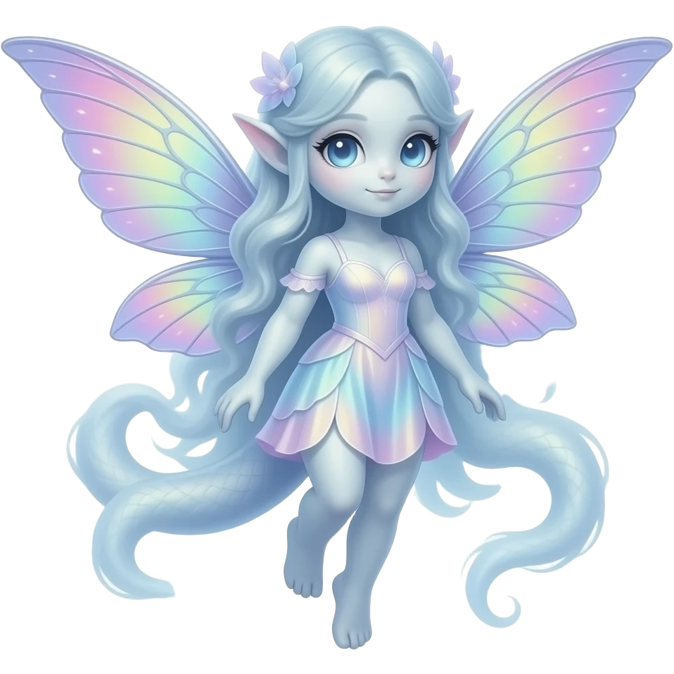 Fantasy cute pastel dainty elegant dainty divine vernid-Trico-Fionbri-creature emoji