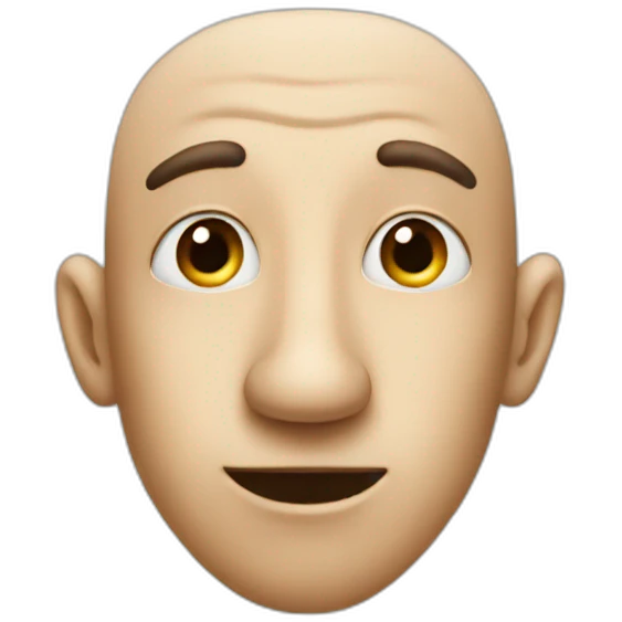 very big nose emoji