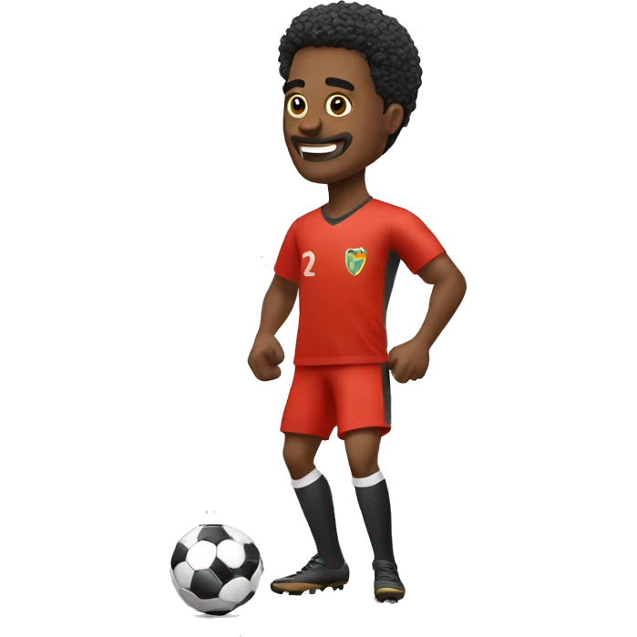 Hombre jugando fútbol  emoji