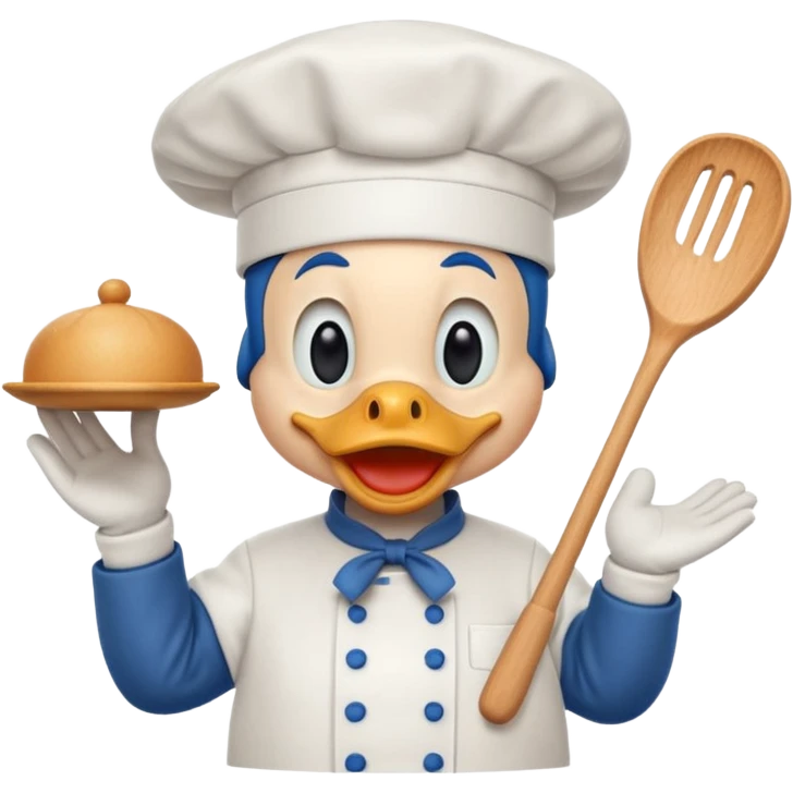 donald duck in chef hat







 emoji