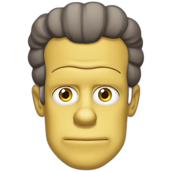 Simpson Emmanuel Macron emoji