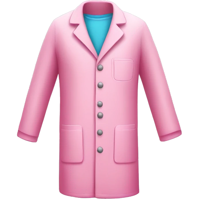 Pink lab coat emoji
