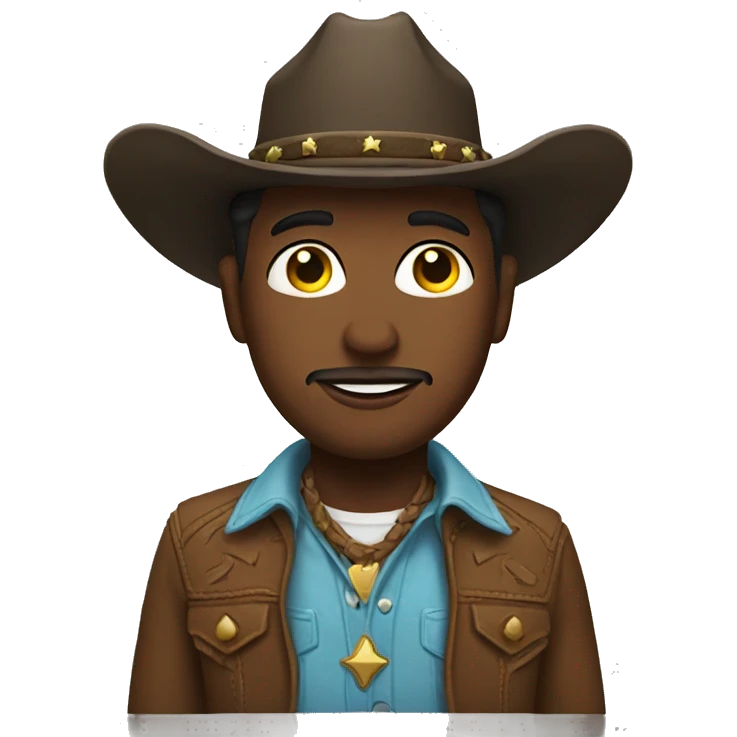  Cowboy with a dress emoji