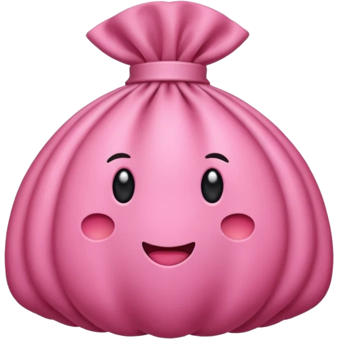 Bolsón rosado emoji