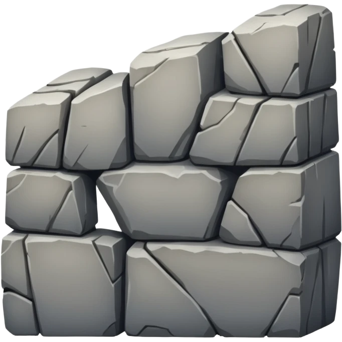 create building stone  emoji