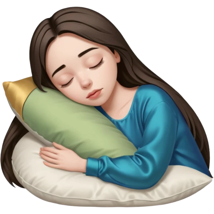 بیلی ایلیشsleeping beauty brunette white girl with a silk pillow emoji
