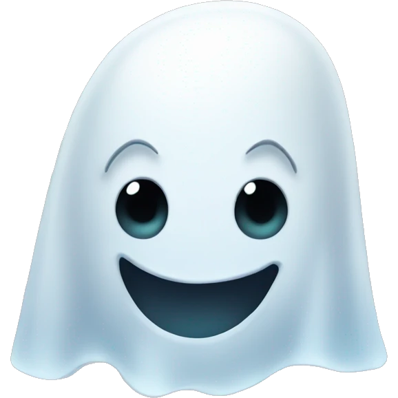 adorable ghost emoji