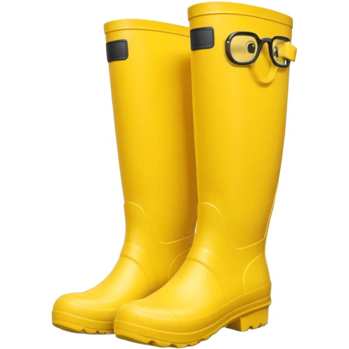 yellow rubber boots emoji