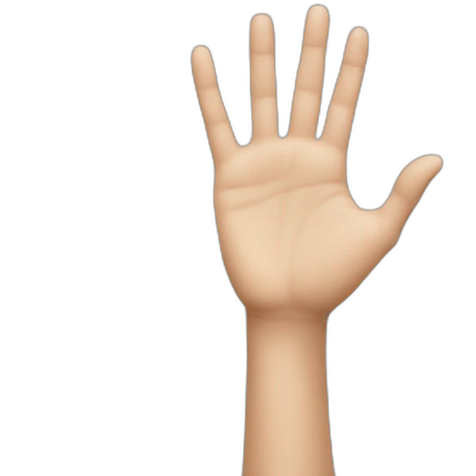 hand reaching emoji