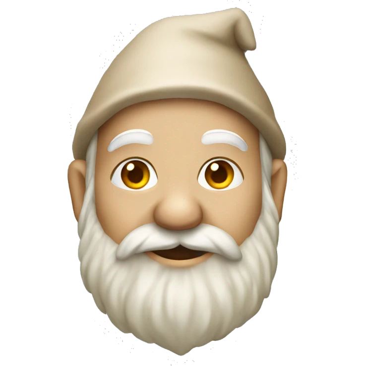 Beige gnome  emoji