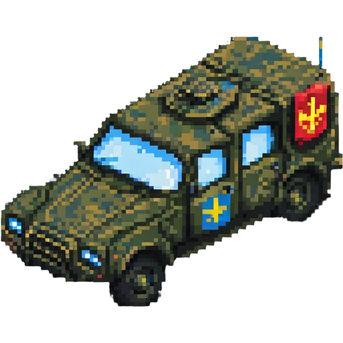 Ukrainian military transport emoji
