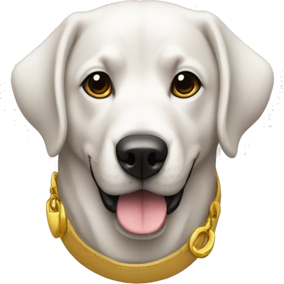 perro con dolares emoji