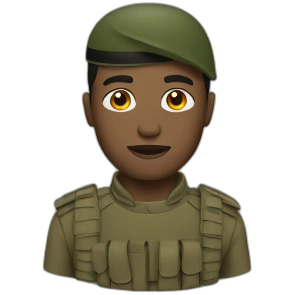 Soldier emoji