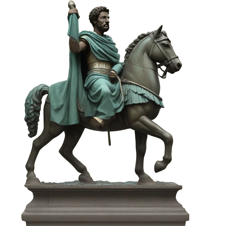 statue of Marcus Aurelius emoji