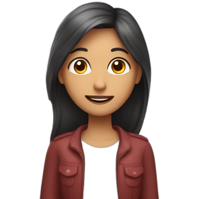 Una persona haciendo un corazón  emoji