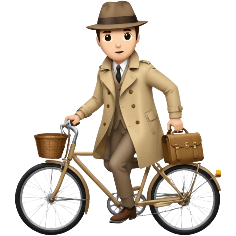 detective on bike emoji