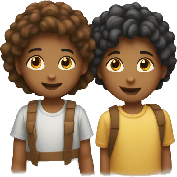 CHILDREN COMPREHENDING EACH OTHER emoji