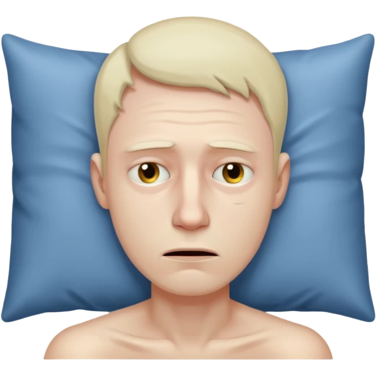 super duper duper i mean the absolute biggets man ever, dying from insominia emoji