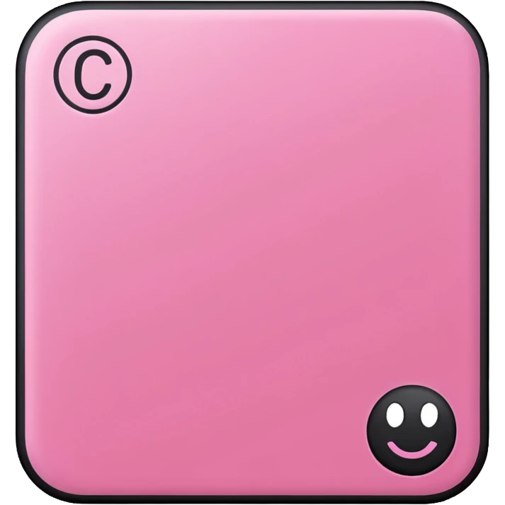 pink school grade card emoji