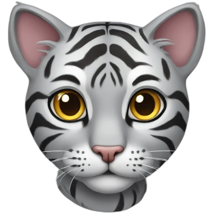 grey tiger cat emoji