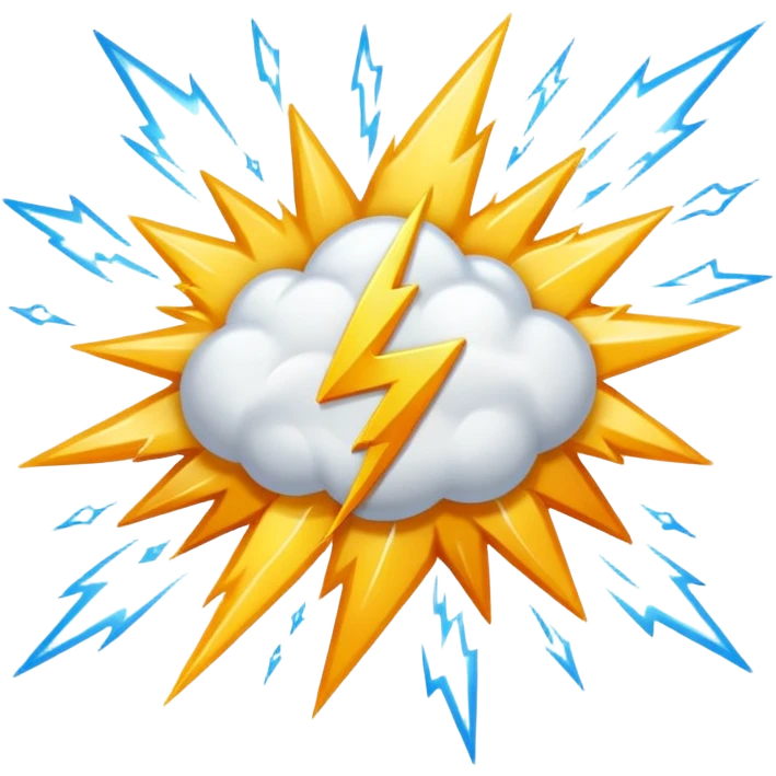 Thunder Flash emoji