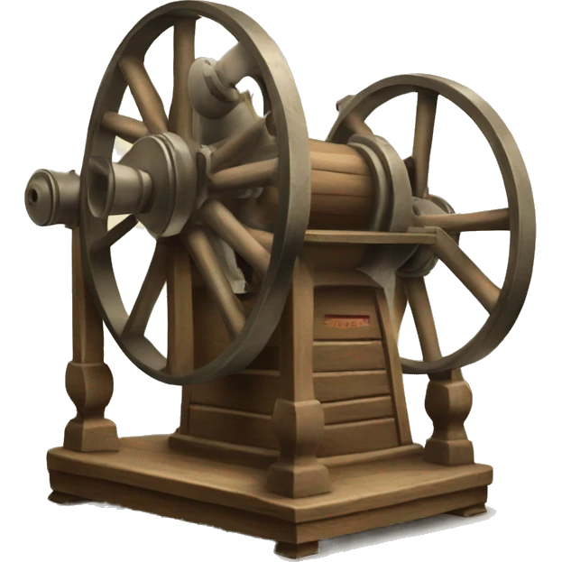 old cotton spinning machine emoji