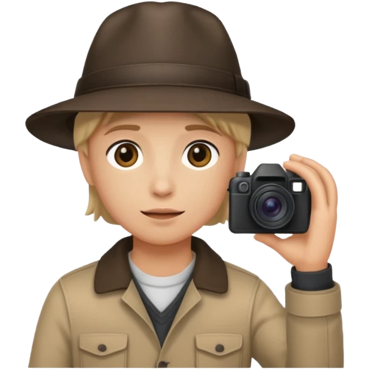 photographer taking a picture facing away from me emoji