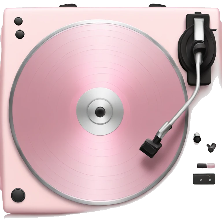 pale pink record player emoji