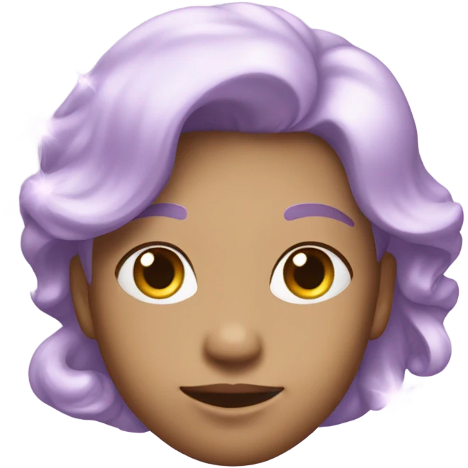 Pastel lilac sparkle icon emoji