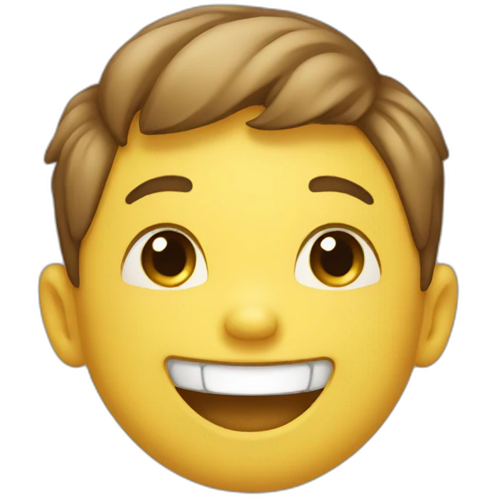 Boy laughing emoji