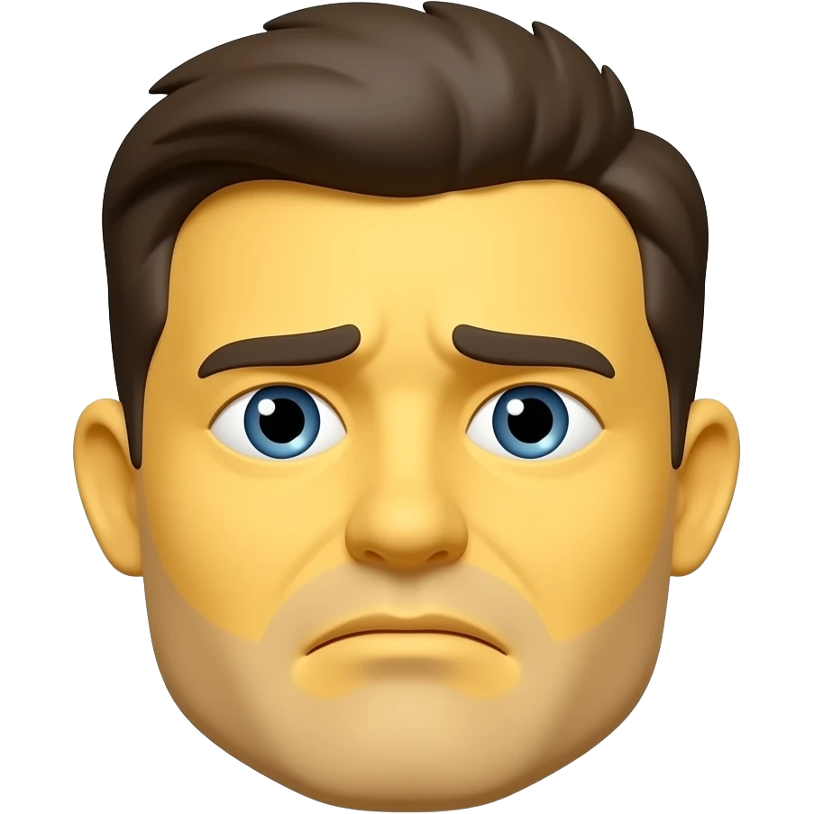 Yellow emoji troublesome emoji