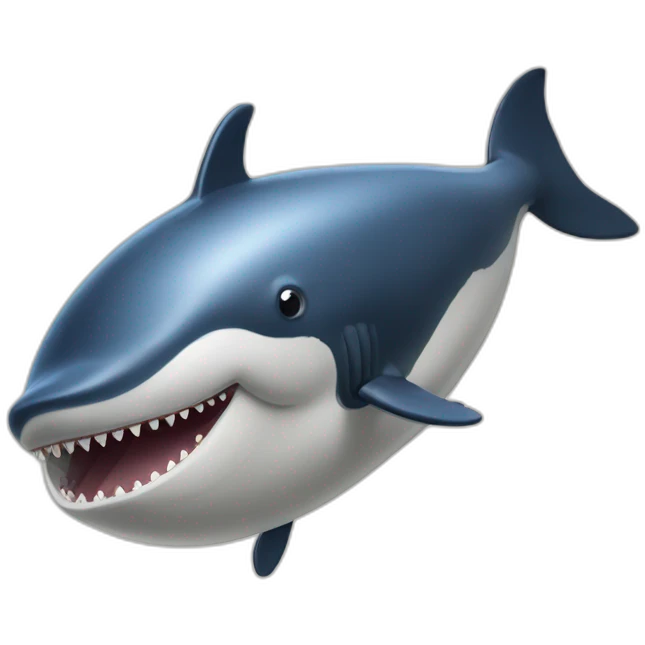 Baleine qui mange emoji