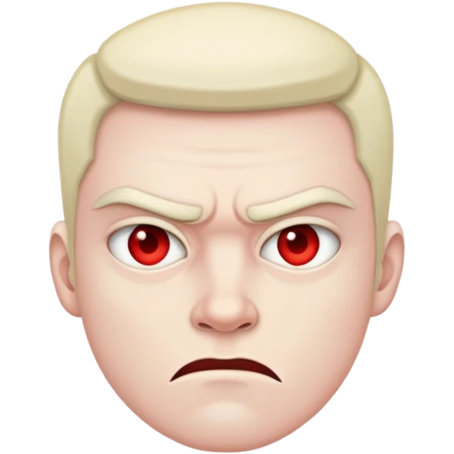 mean look  emoji