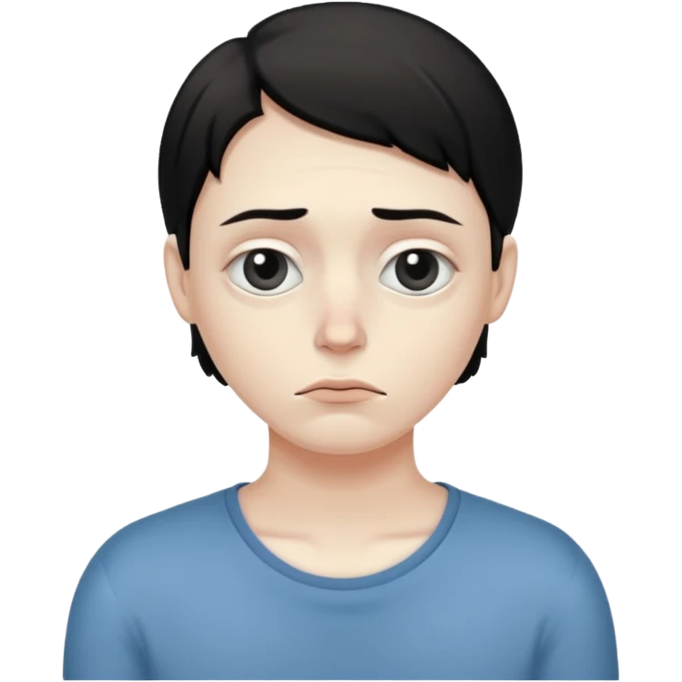 Human slouching emoji