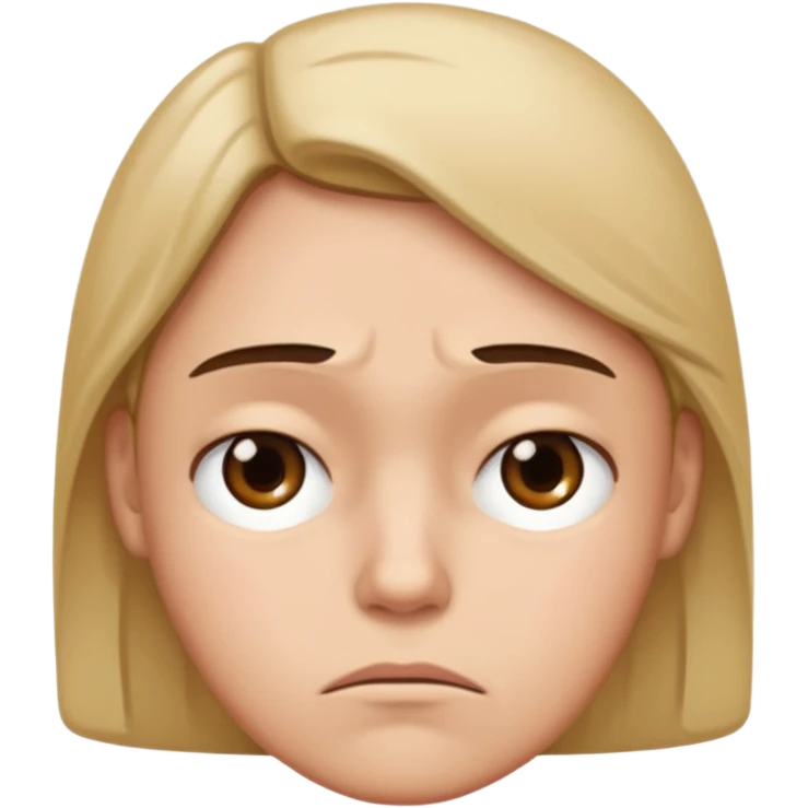 Person feeling disappointed emoji
