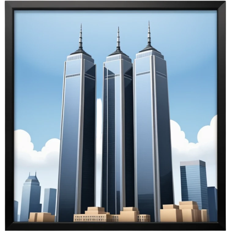 the twin towers emoji