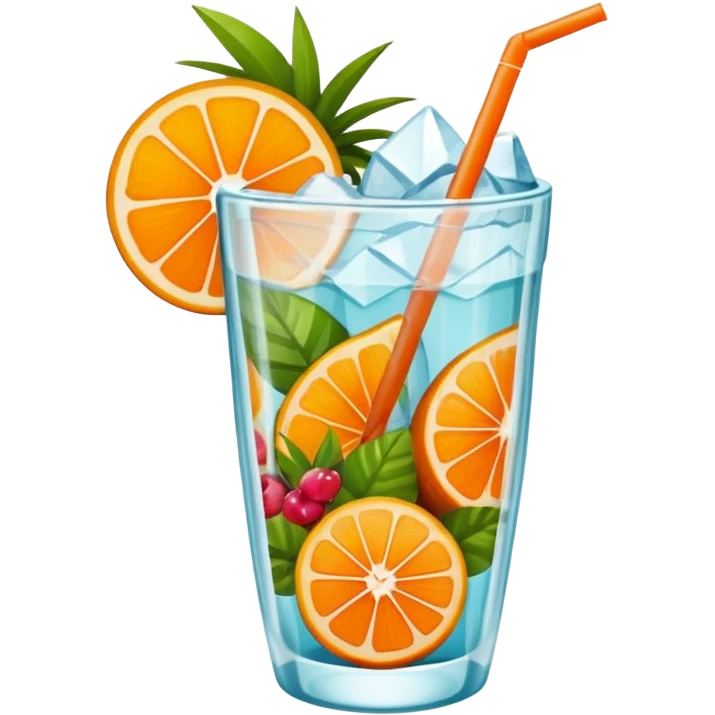 Emoji de una cóctel de frutas emoji