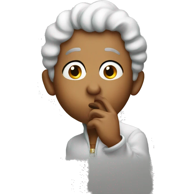 Blowing a kiss emoji